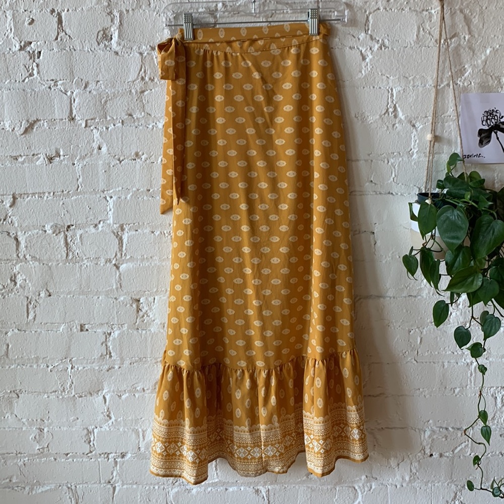 Midi Wrap Skirt - Picture 5 of 8